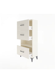 Arges Dolap Tek Raflı 3 Çekmeceli 60x30x134 - S17M041V1A