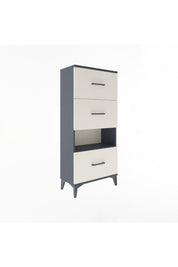 Arges Dolap Tek Raflı 3 Çekmeceli 60x30x134 - S17M041V4A