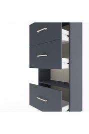 Arges Dolap Tek Raflı 3 Çekmeceli 60x30x134 - S17M041V5A