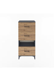 Arges Dolap Tek Raflı 3 Çekmeceli 60x30x134 - S17M041V6A
