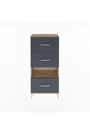 Arges Dolap Tek Raflı 3 Çekmeceli 60x30x134 - S17M041V8A