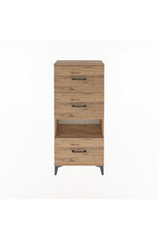 Arges Dolap Tek Raflı 3 Çekmeceli 60x30x134 - S17M041V9A