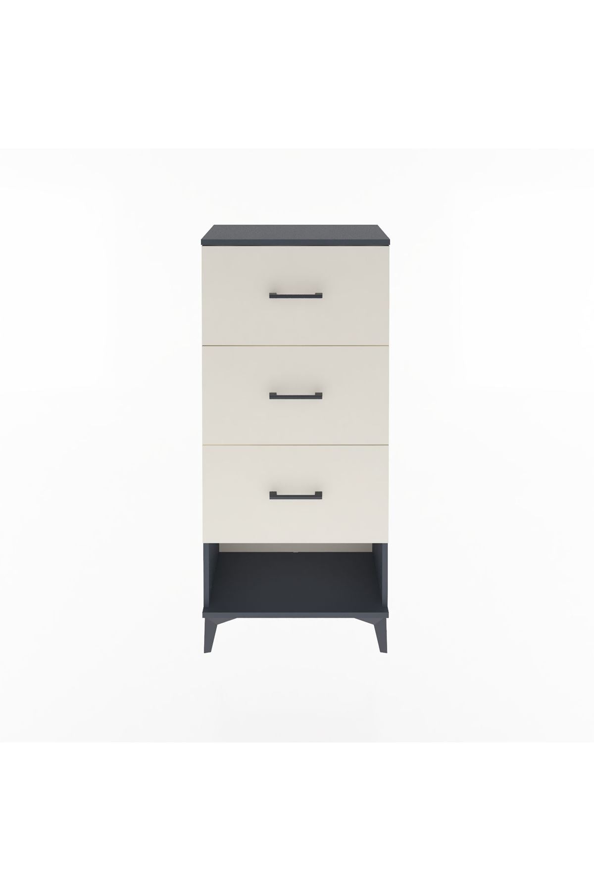 Arges Dolap 3 Çekmeceli 60x30x134 - S17M042V4A