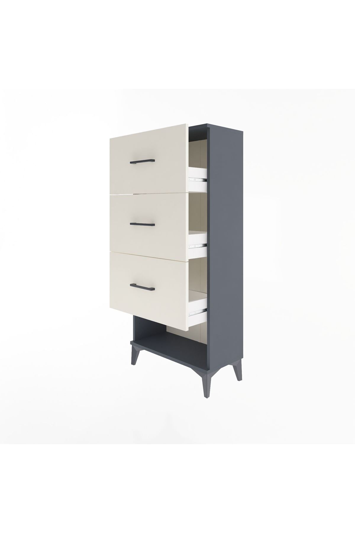 Arges Dolap 3 Çekmeceli 60x30x134 - S17M042V4A
