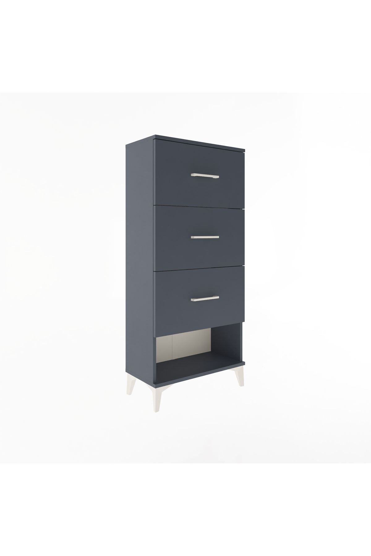Arges Dolap 3 Çekmeceli 60x30x134 - S17M042V5A