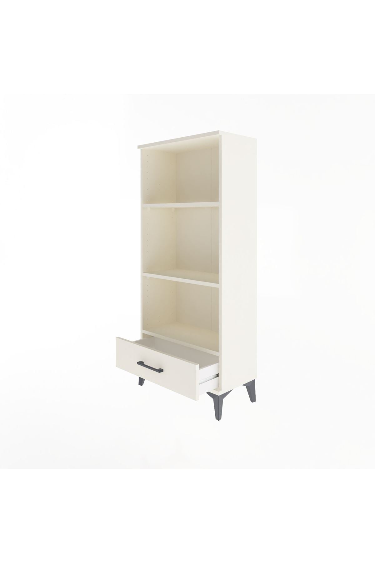 Arges Dolap 3 Raflı Tek Çekmeceli 60x30x134 - S17M043V1A