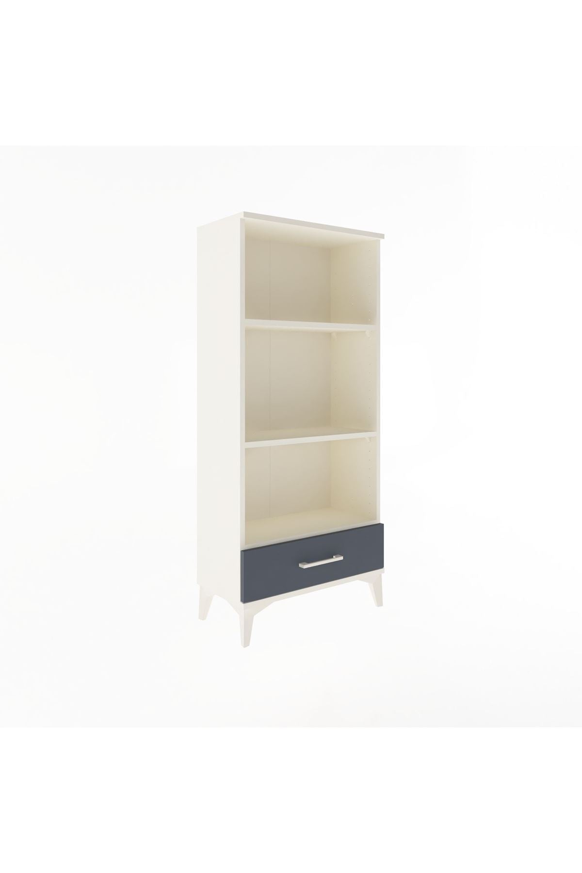 Arges Dolap 3 Raflı Tek Çekmeceli 60x30x134 - S17M043V2A