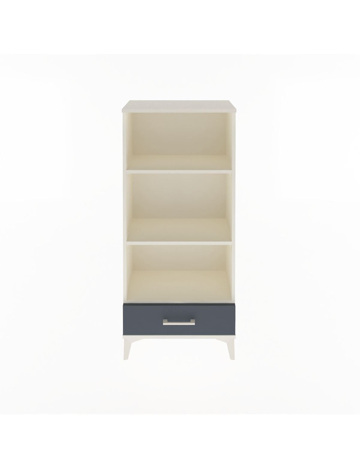 Arges Dolap 3 Raflı Tek Çekmeceli 60x30x134 - S17M043V2A