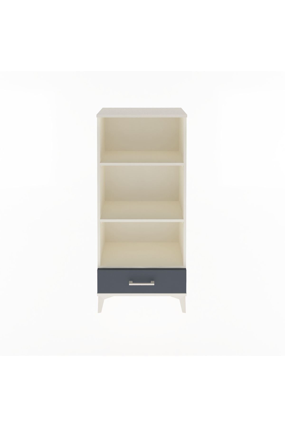 Arges Dolap 3 Raflı Tek Çekmeceli 60x30x134 - S17M043V2A