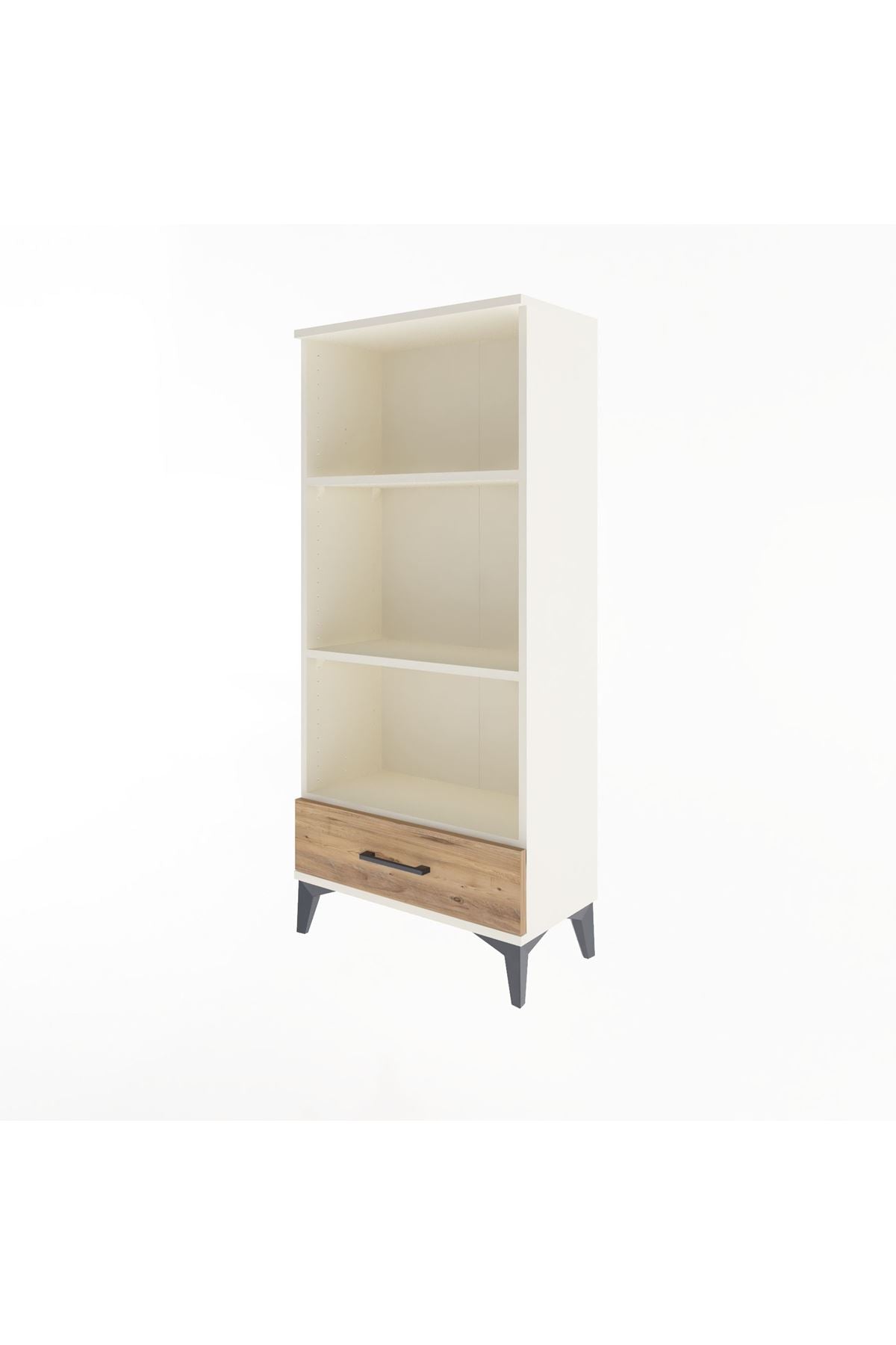 Arges Dolap 3 Raflı Tek Çekmeceli 60x30x134 - S17M043V3A