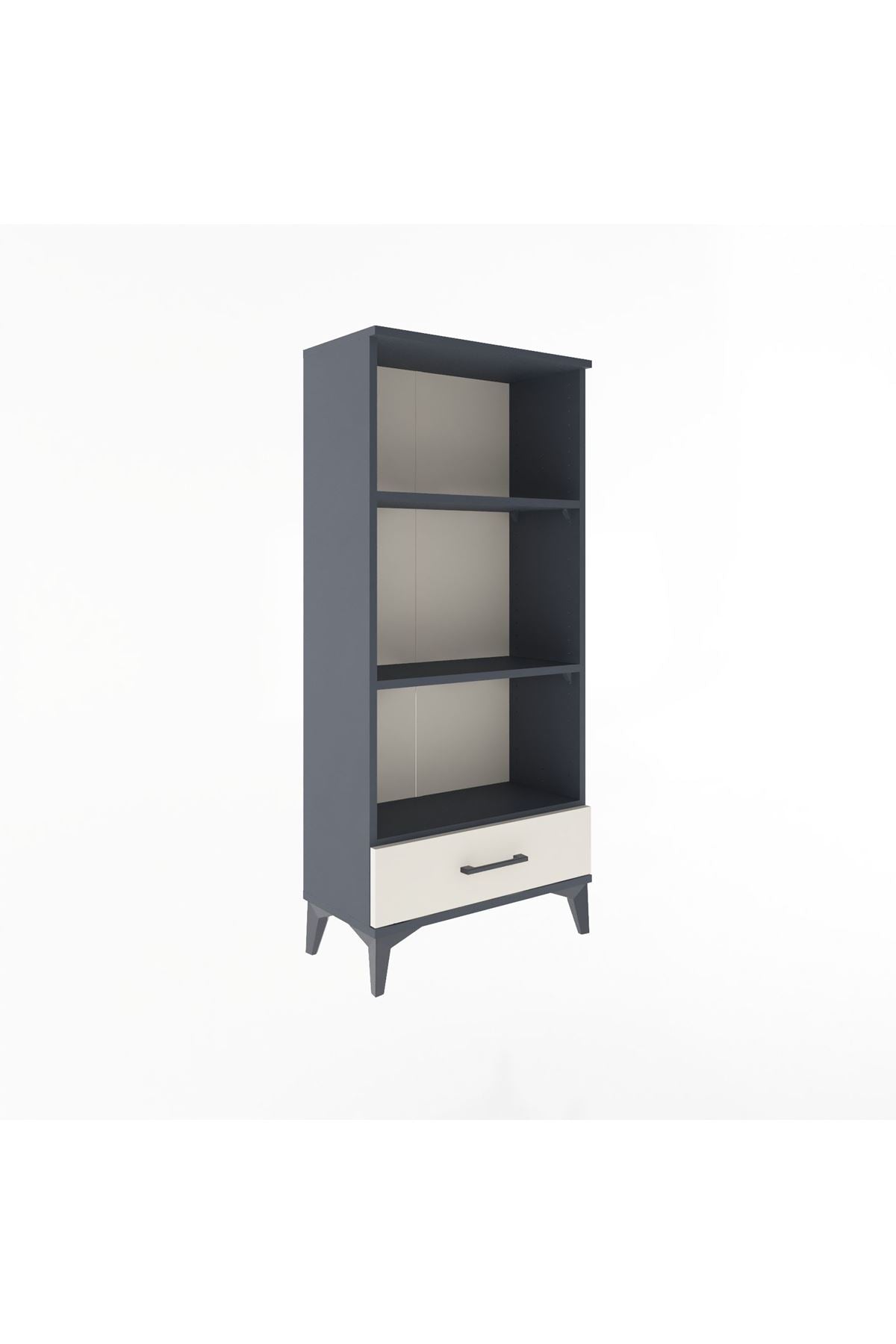 Arges Dolap 3 Raflı Tek Çekmeceli 60x30x134 - S17M043V4A