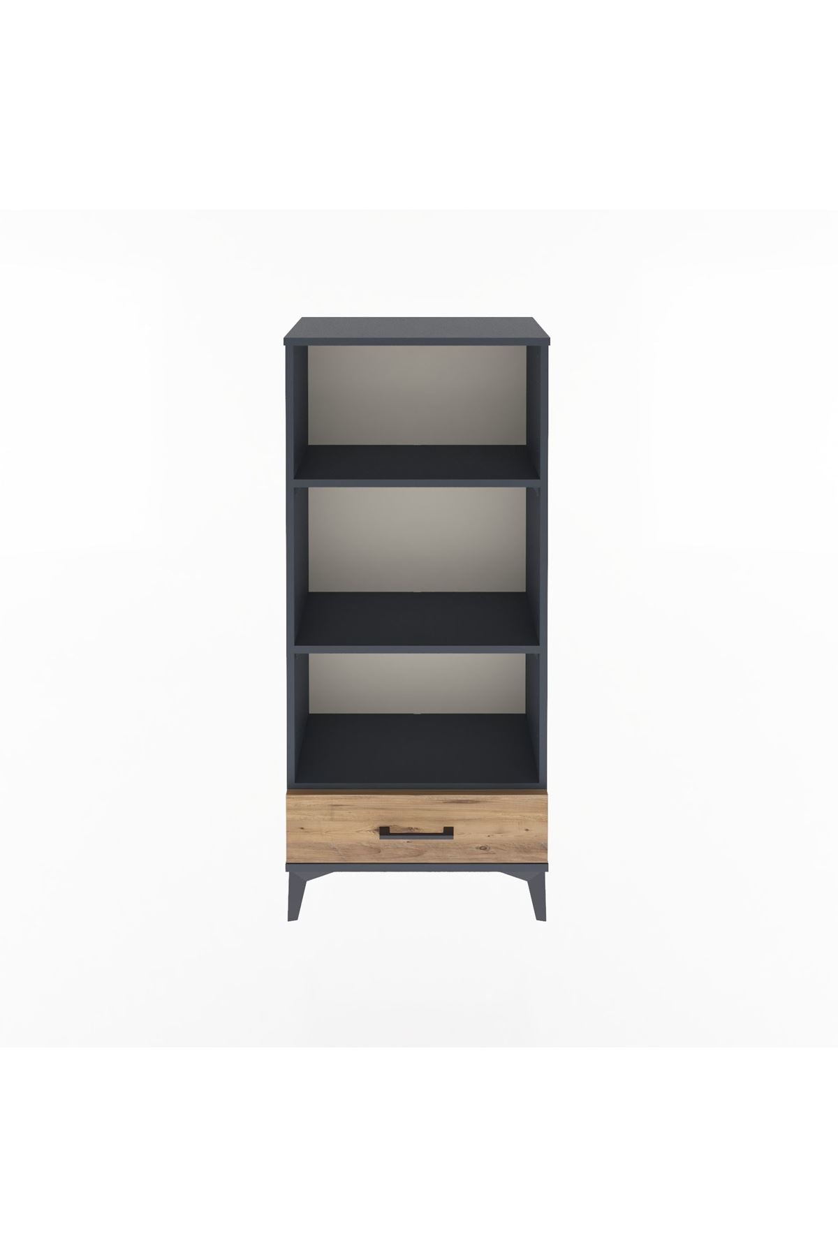 Arges Dolap 3 Raflı Tek Çekmeceli 60x30x134 - S17M043V6A