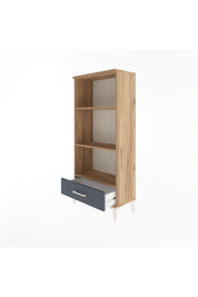 Arges Dolap 3 Raflı Tek Çekmeceli 60x30x134 - S17M043V8A