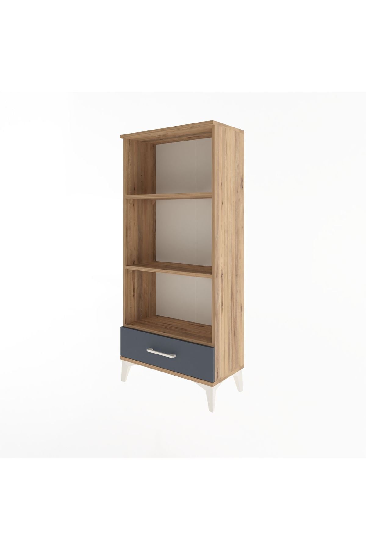 Arges Dolap 3 Raflı Tek Çekmeceli 60x30x134 - S17M043V8A
