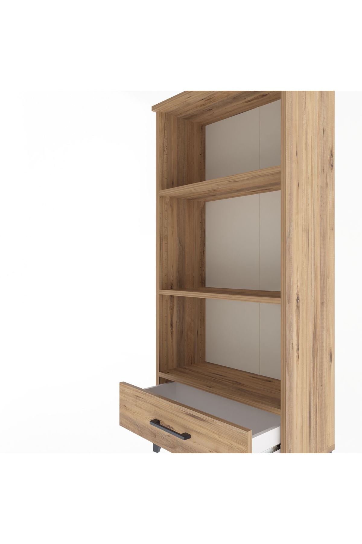 Arges Dolap 3 Raflı Tek Çekmeceli 60x30x134 - S17M043V9A
