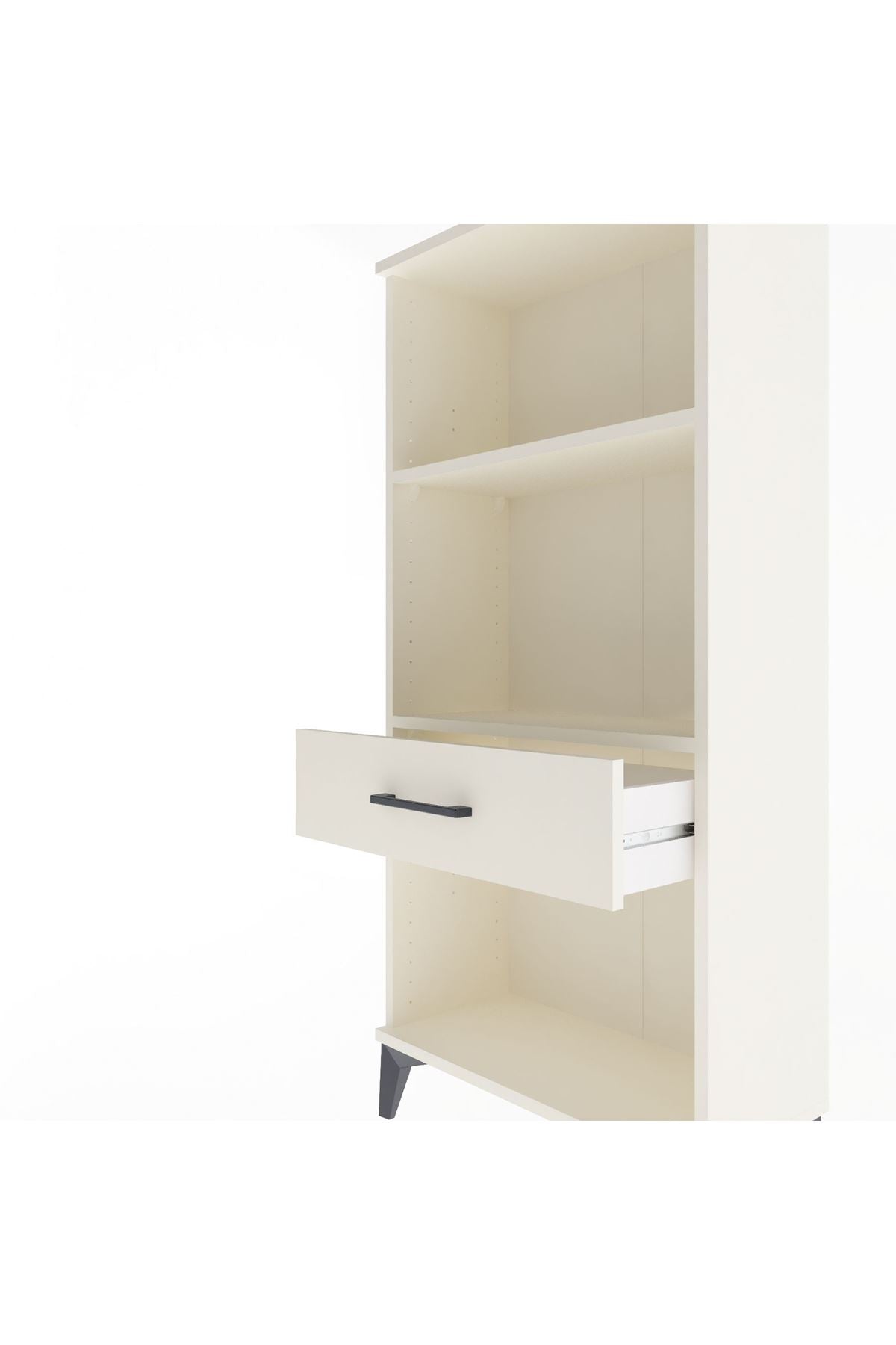 Arges Dolap 2 Raflı Tek Çekmeceli 60x30x134 - S17M044V1A
