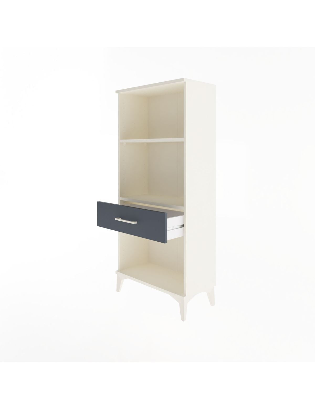 Arges Dolap 2 Raflı Tek Çekmeceli 60x30x134 - S17M044V2A