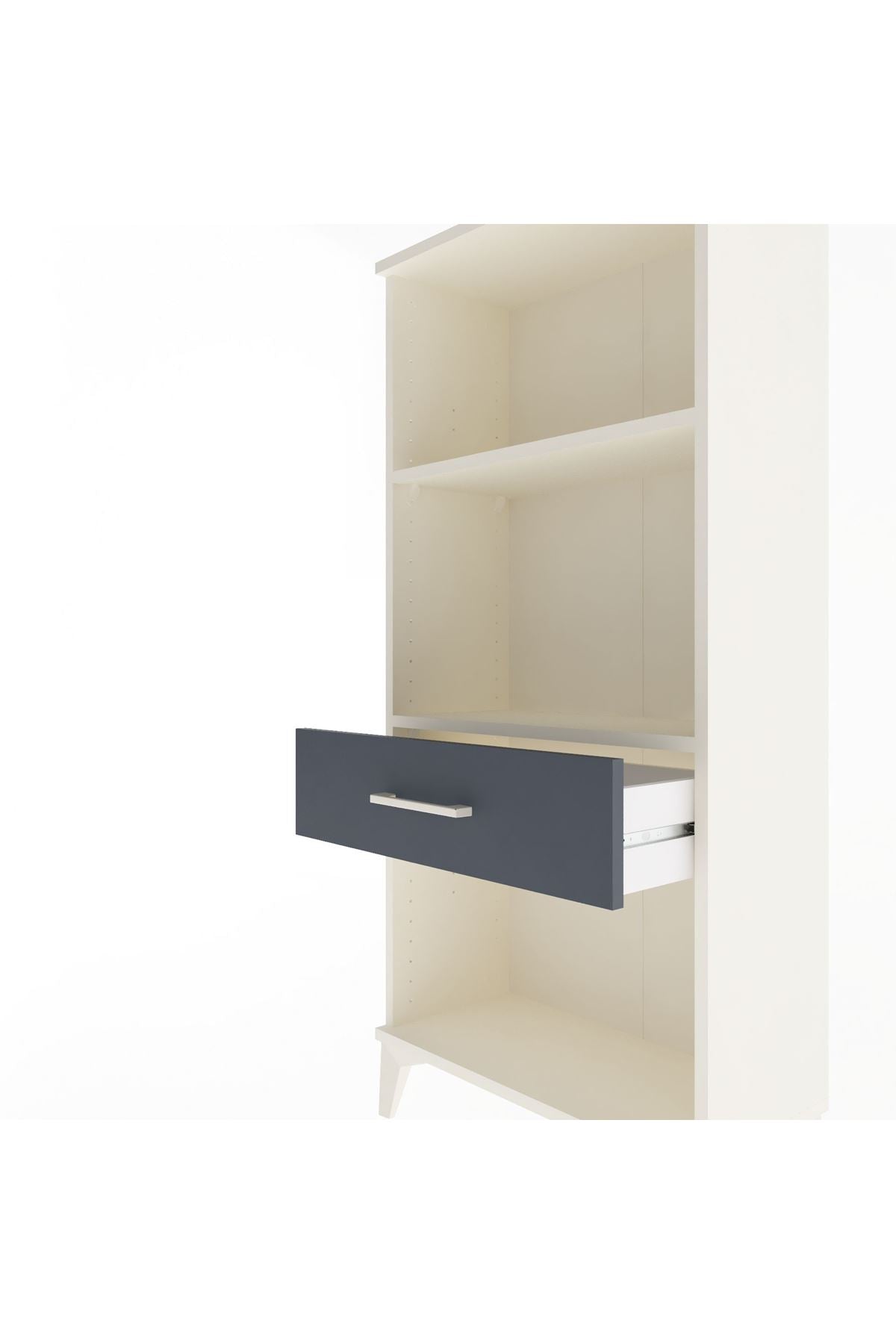 Arges Dolap 2 Raflı Tek Çekmeceli 60x30x134 - S17M044V2A