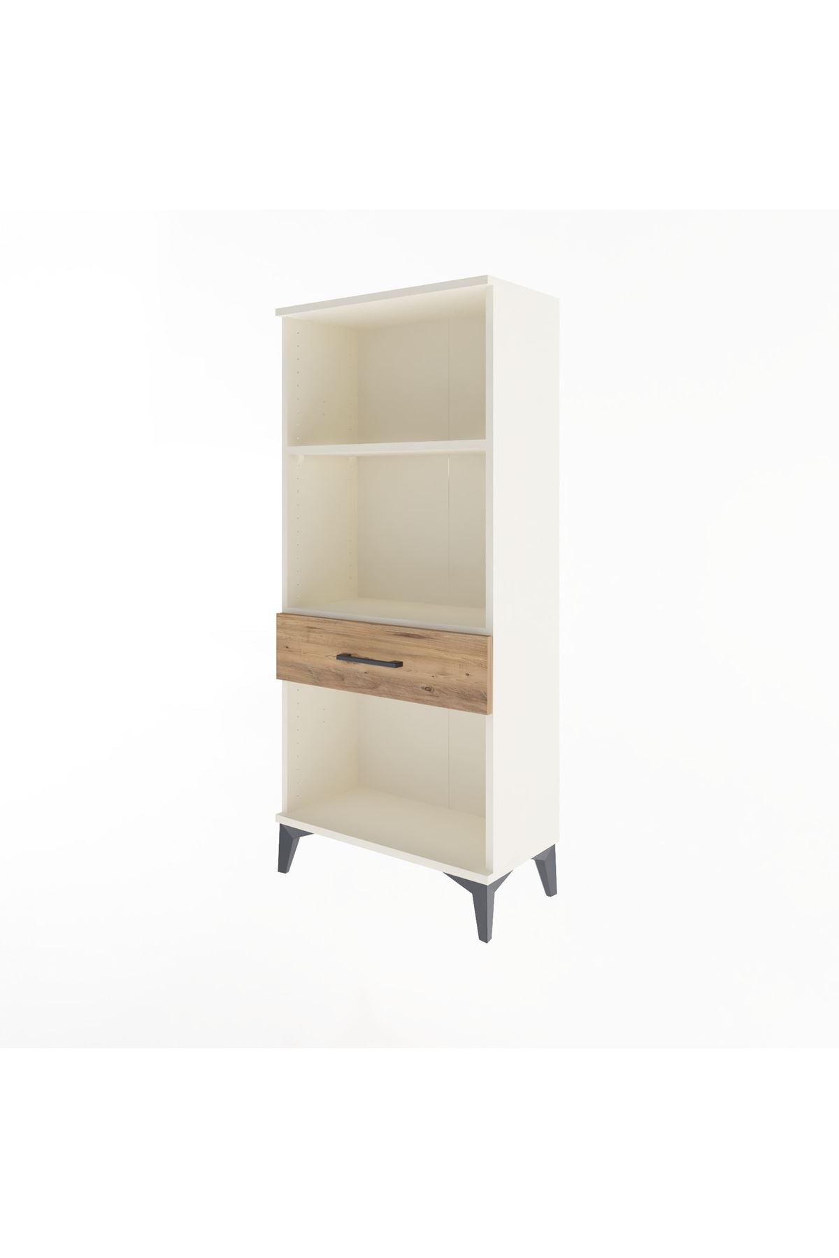 Arges Dolap 2 Raflı Tek Çekmeceli 60x30x134 - S17M044V3A