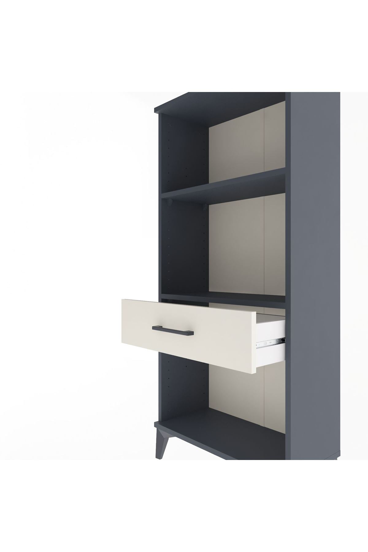Arges Dolap 2 Raflı Tek Çekmeceli 60x30x134 - S17M044V4A