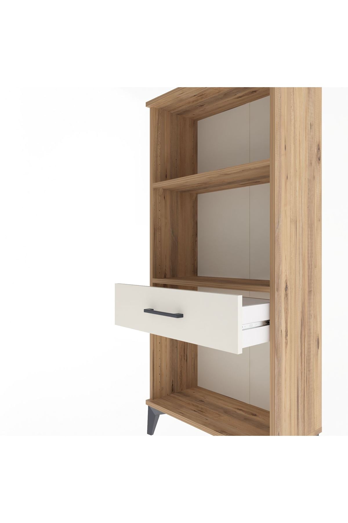 Arges Dolap 2 Raflı Tek Çekmeceli 60x30x134 - S17M044V7A