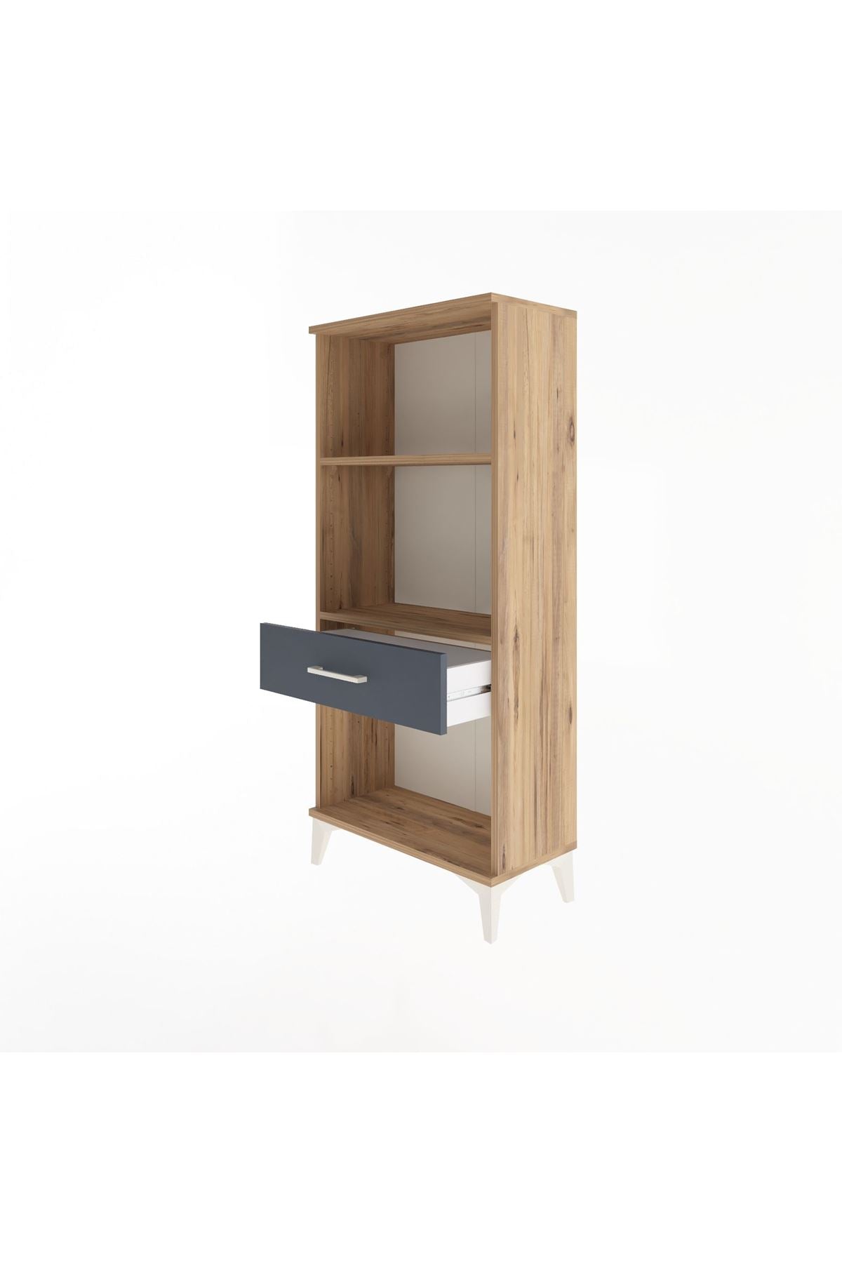 Arges Dolap 2 Raflı Tek Çekmeceli 60x30x134 - S17M044V8A