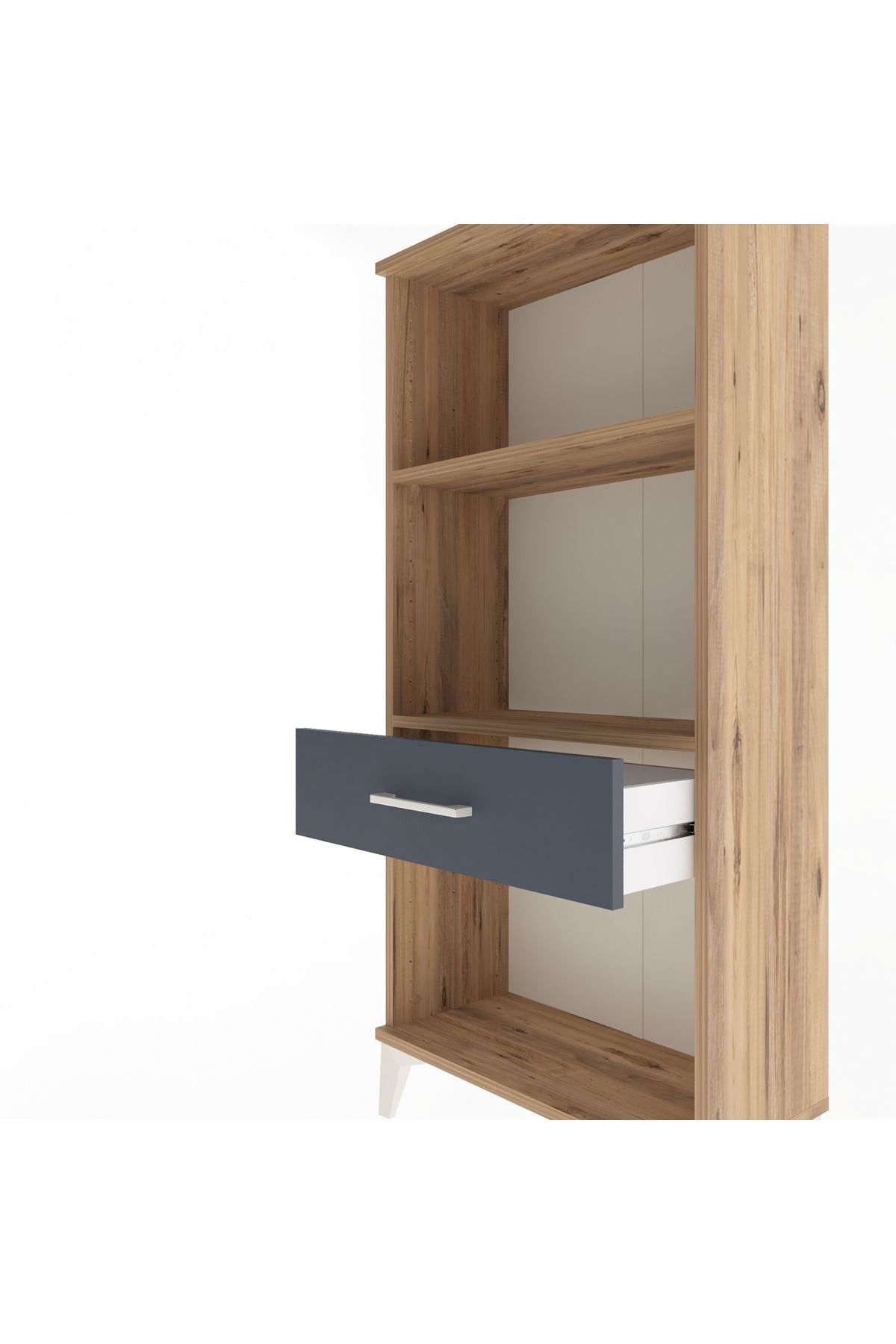 Arges Dolap 2 Raflı Tek Çekmeceli 60x30x134 - S17M044V8A