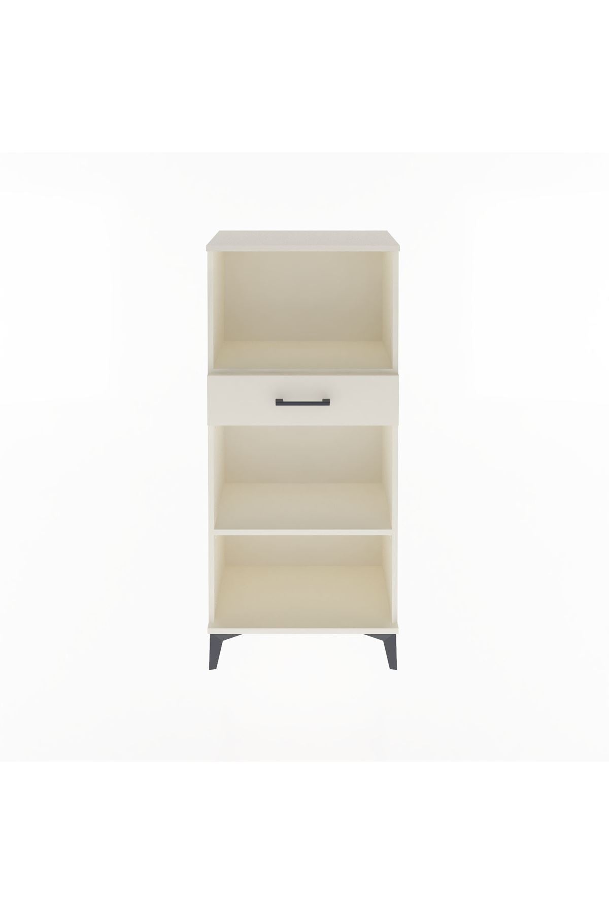 Arges Dolap 2 Raflı Tek Çekmeceli 60x30x134 - S17M045V1A