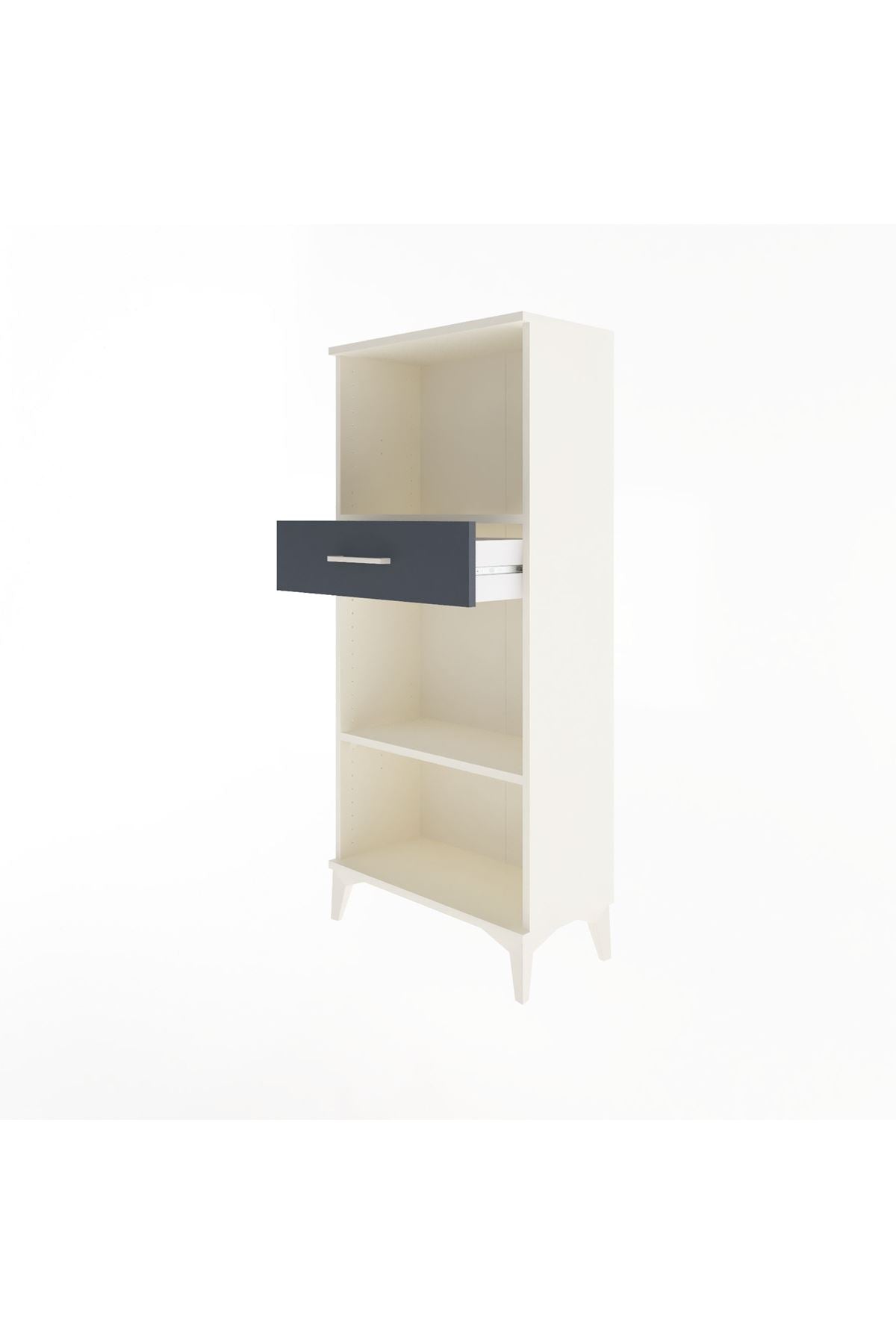 Arges Dolap 2 Raflı Tek Çekmeceli 60x30x134 - S17M045V2A