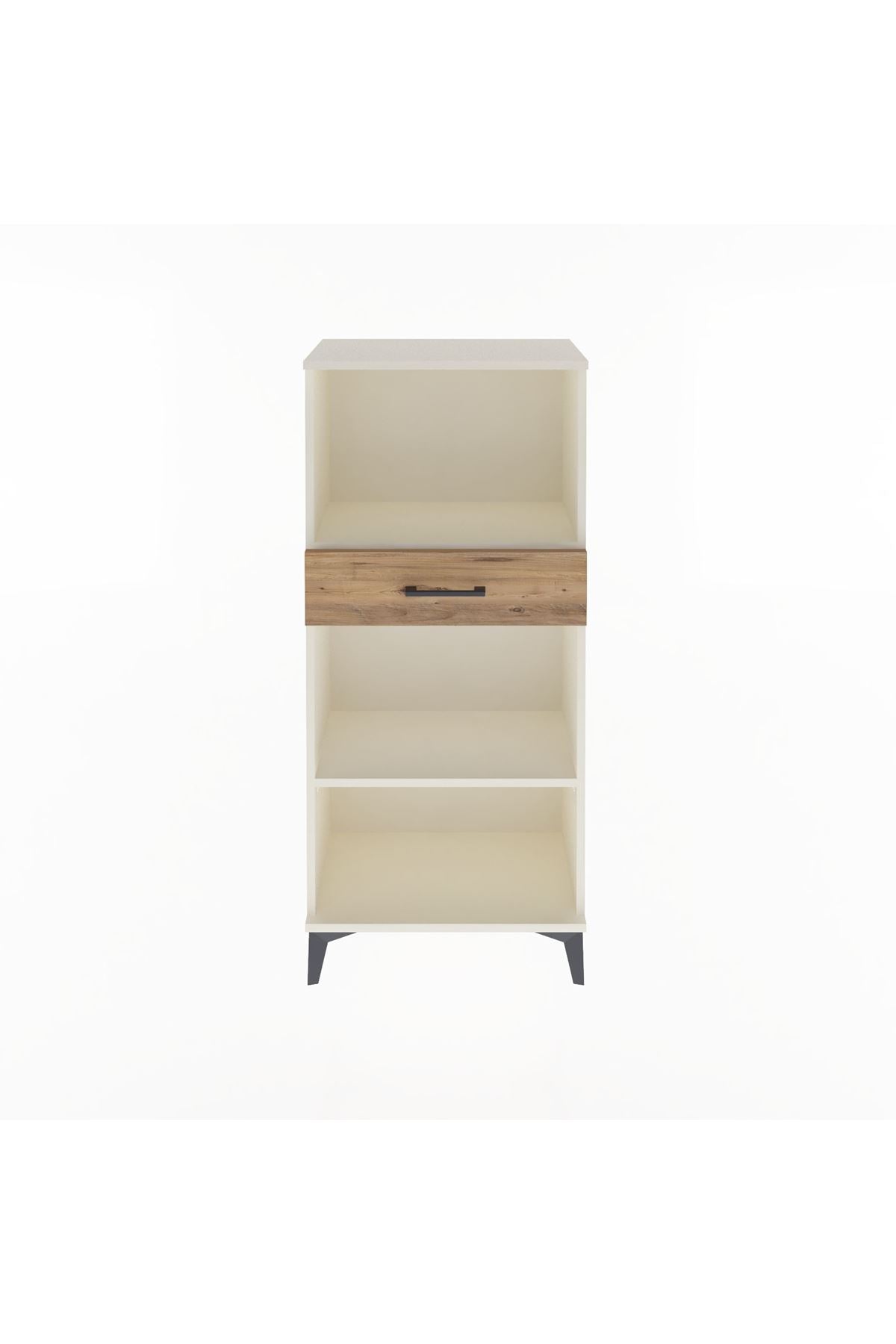 Arges Dolap 2 Raflı Tek Çekmeceli 60x30x134 - S17M045V3A