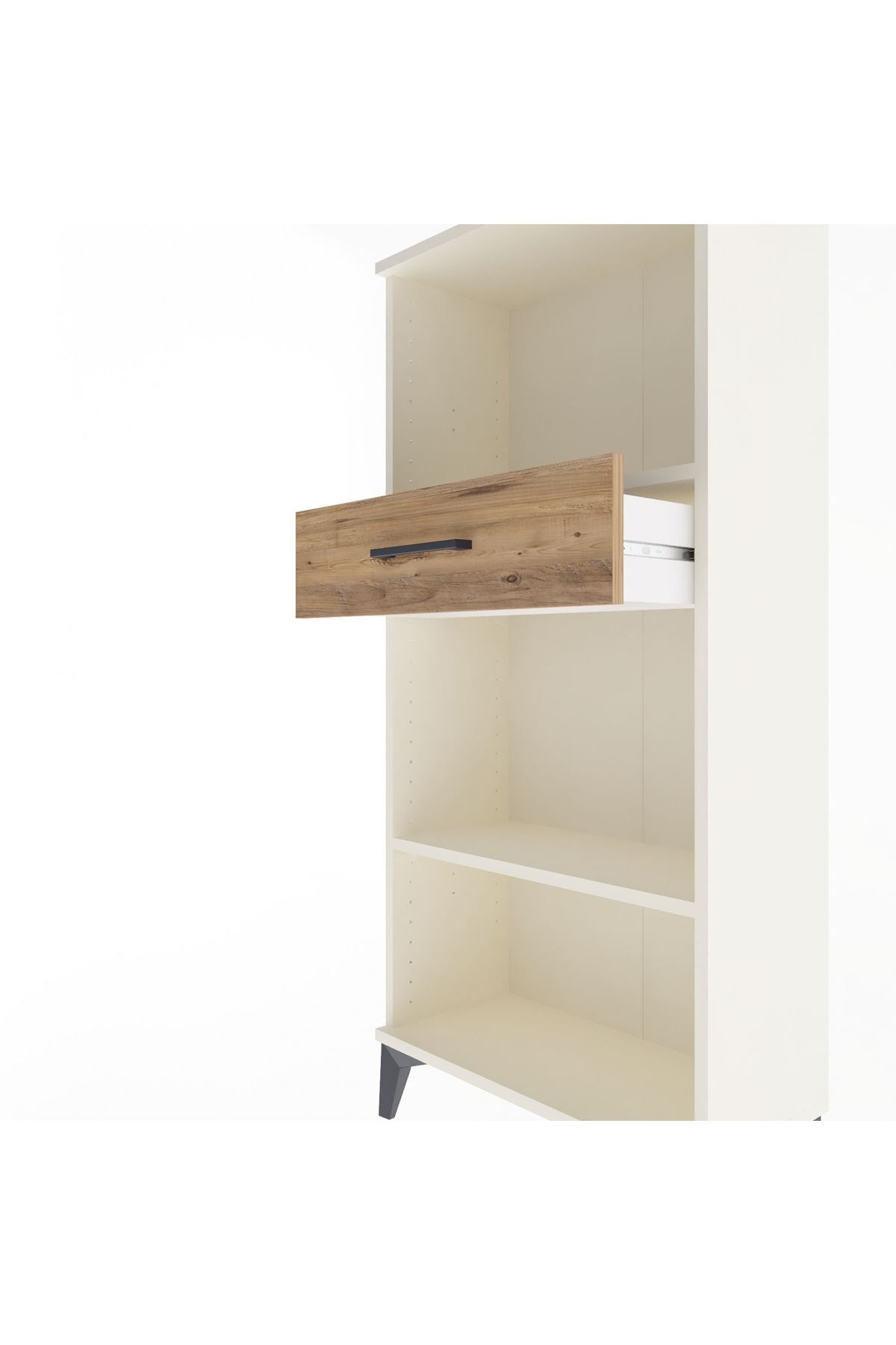 Arges Dolap 2 Raflı Tek Çekmeceli 60x30x134 - S17M045V3A