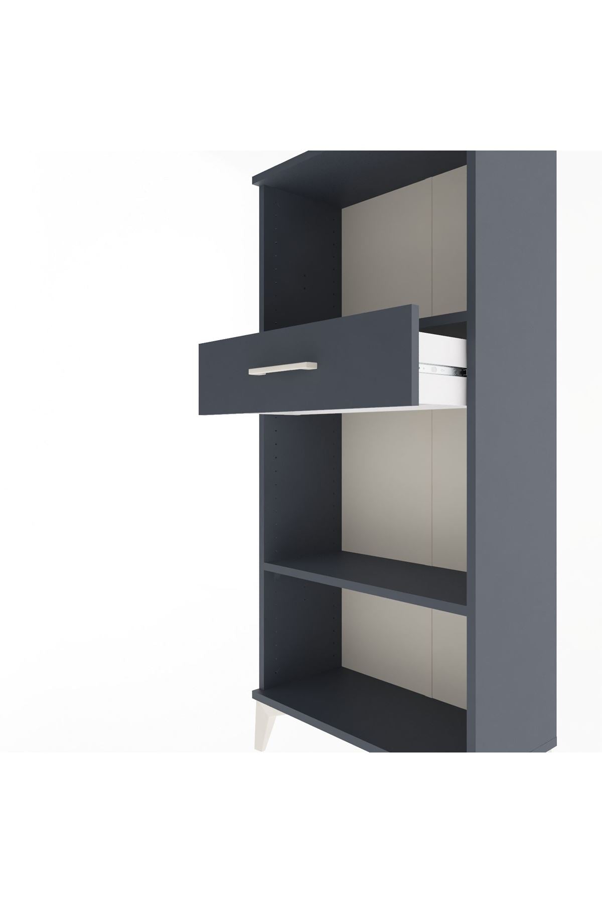 Arges Dolap 2 Raflı Tek Çekmeceli 60x30x134 - S17M045V5A