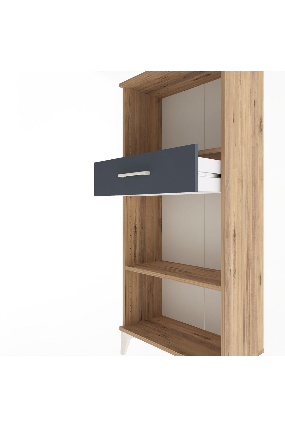 Arges Dolap 2 Raflı Tek Çekmeceli 60x30x134 - S17M045V8A