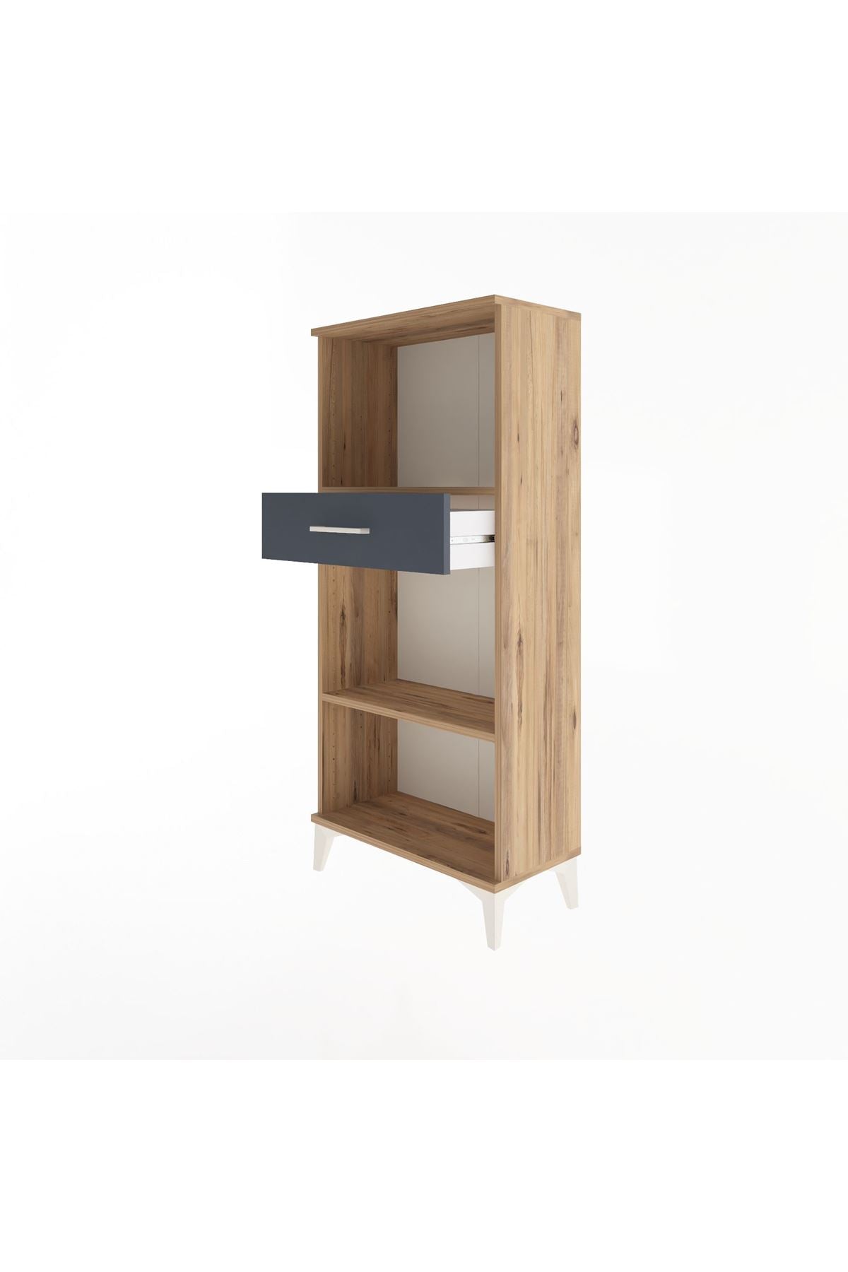 Arges Dolap 2 Raflı Tek Çekmeceli 60x30x134 - S17M045V8A
