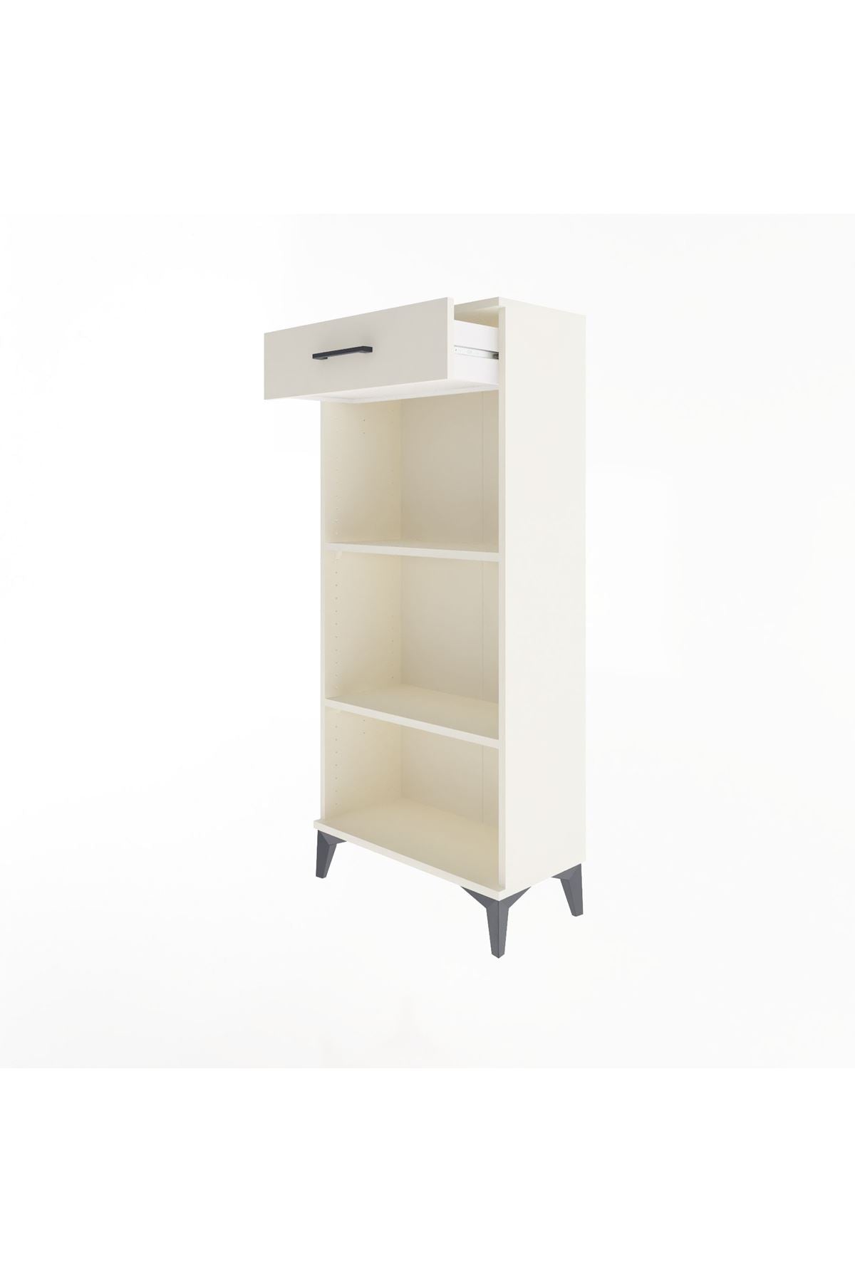 Arges Dolap 2 Raflı Tek Çekmeceli 60x30x134 - S17M046V1A