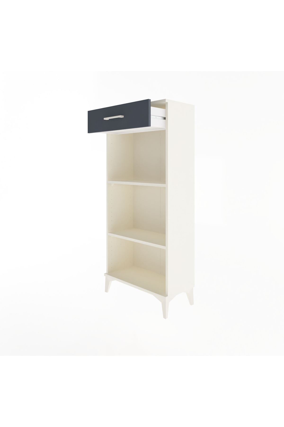 Arges Dolap 2 Raflı Tek Çekmeceli 60x30x134 - S17M046V2A