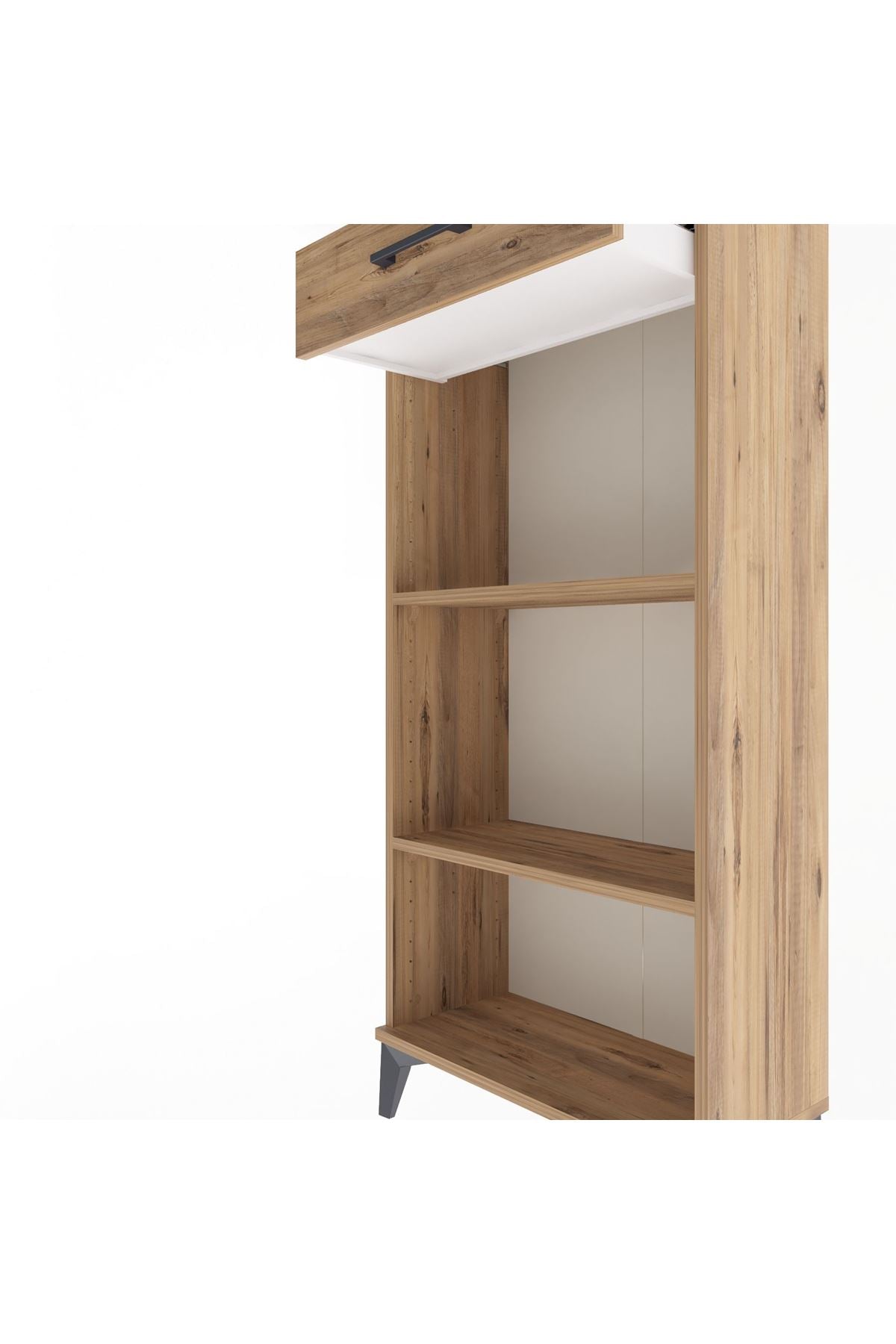 Arges Dolap 2 Raflı Tek Çekmeceli 60x30x134 - S17M046V9A