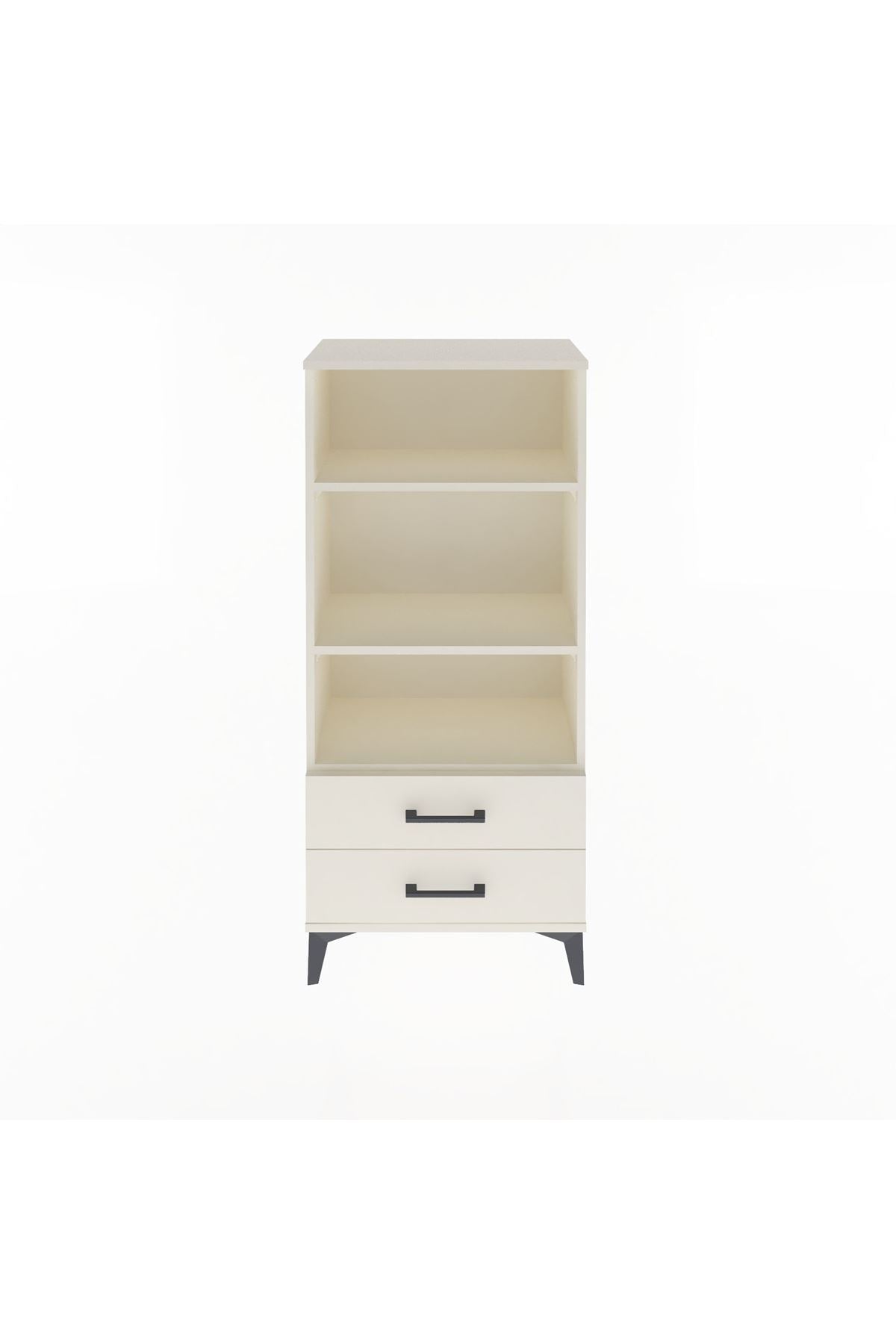 Arges Dolap 3 Raflı 2 Çekmeceli 60x30x134 - S17M047V1A