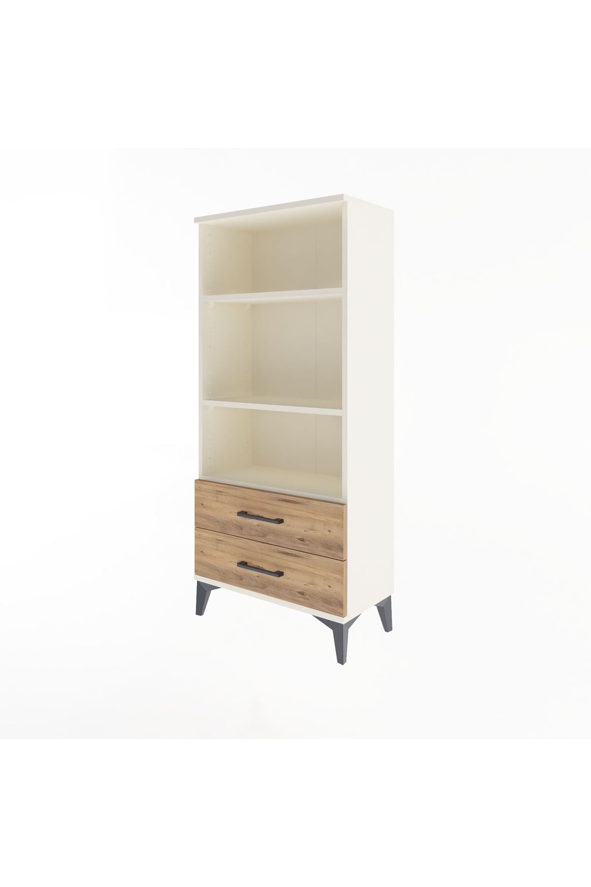 Arges Dolap 3 Raflı 2 Çekmeceli 60x30x134 - S17M047V3A
