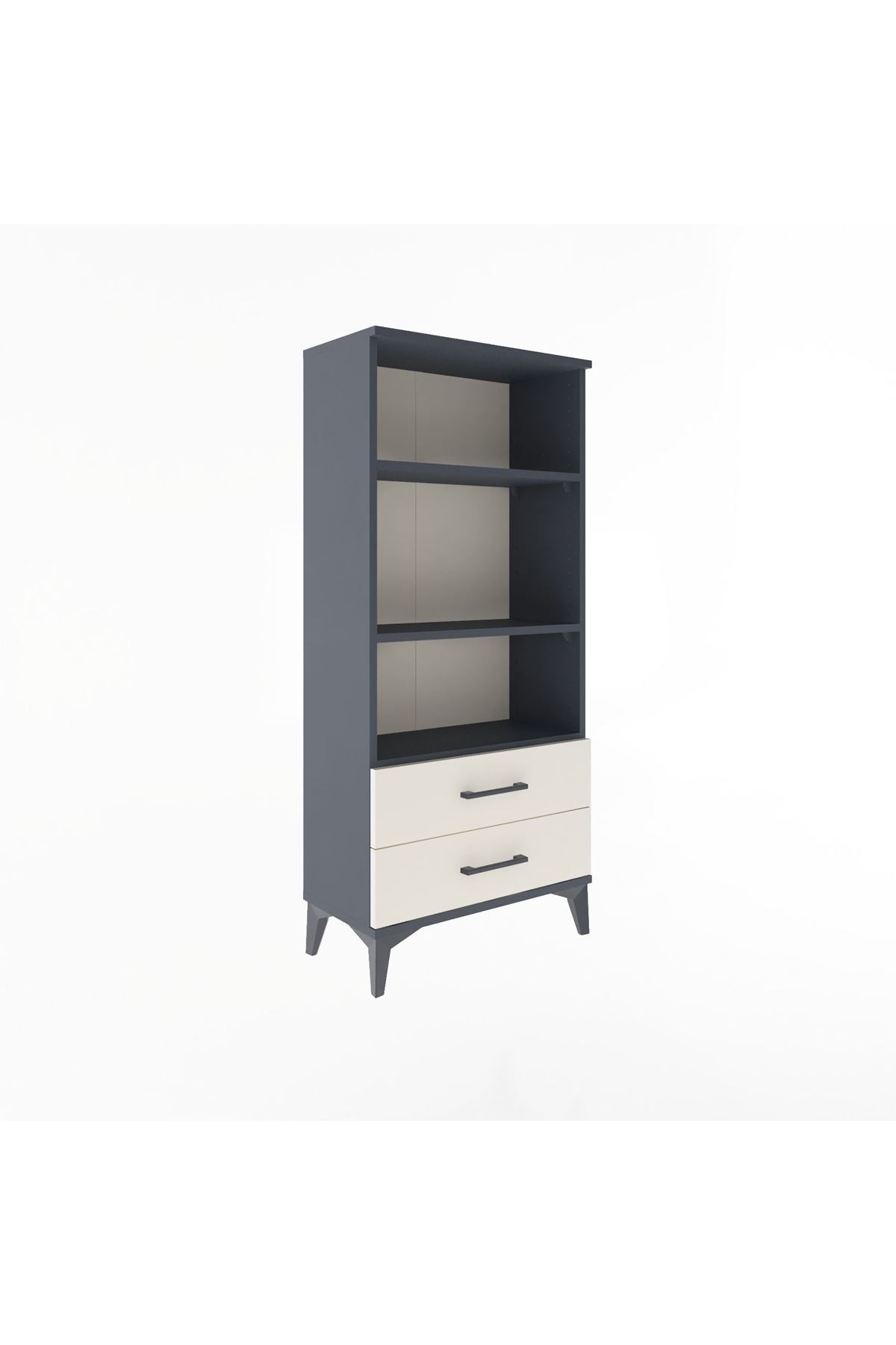 Arges Dolap 3 Raflı 2 Çekmeceli 60x30x134 - S17M047V4A