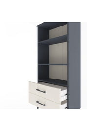Arges Dolap 3 Raflı 2 Çekmeceli 60x30x134 - S17M047V4A