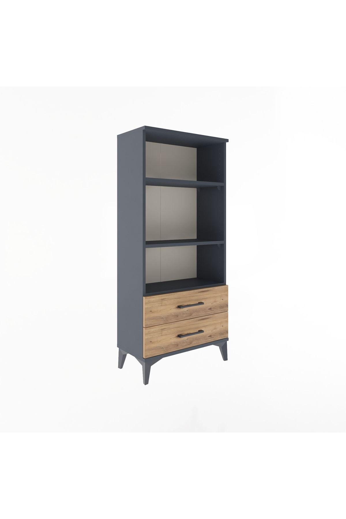 Arges Dolap 3 Raflı 2 Çekmeceli 60x30x134 - S17M047V6A