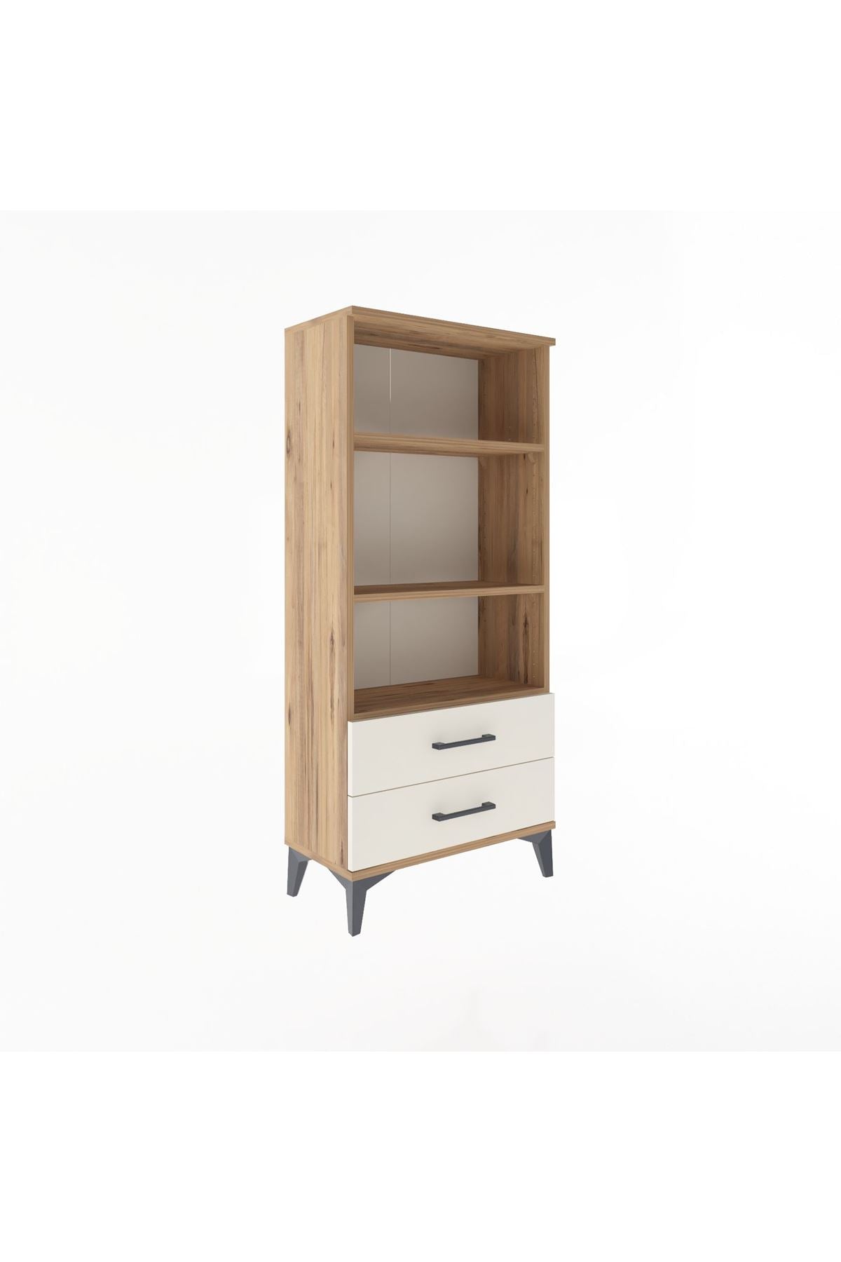 Arges Dolap 3 Raflı 2 Çekmeceli 60x30x134 - S17M047V7A