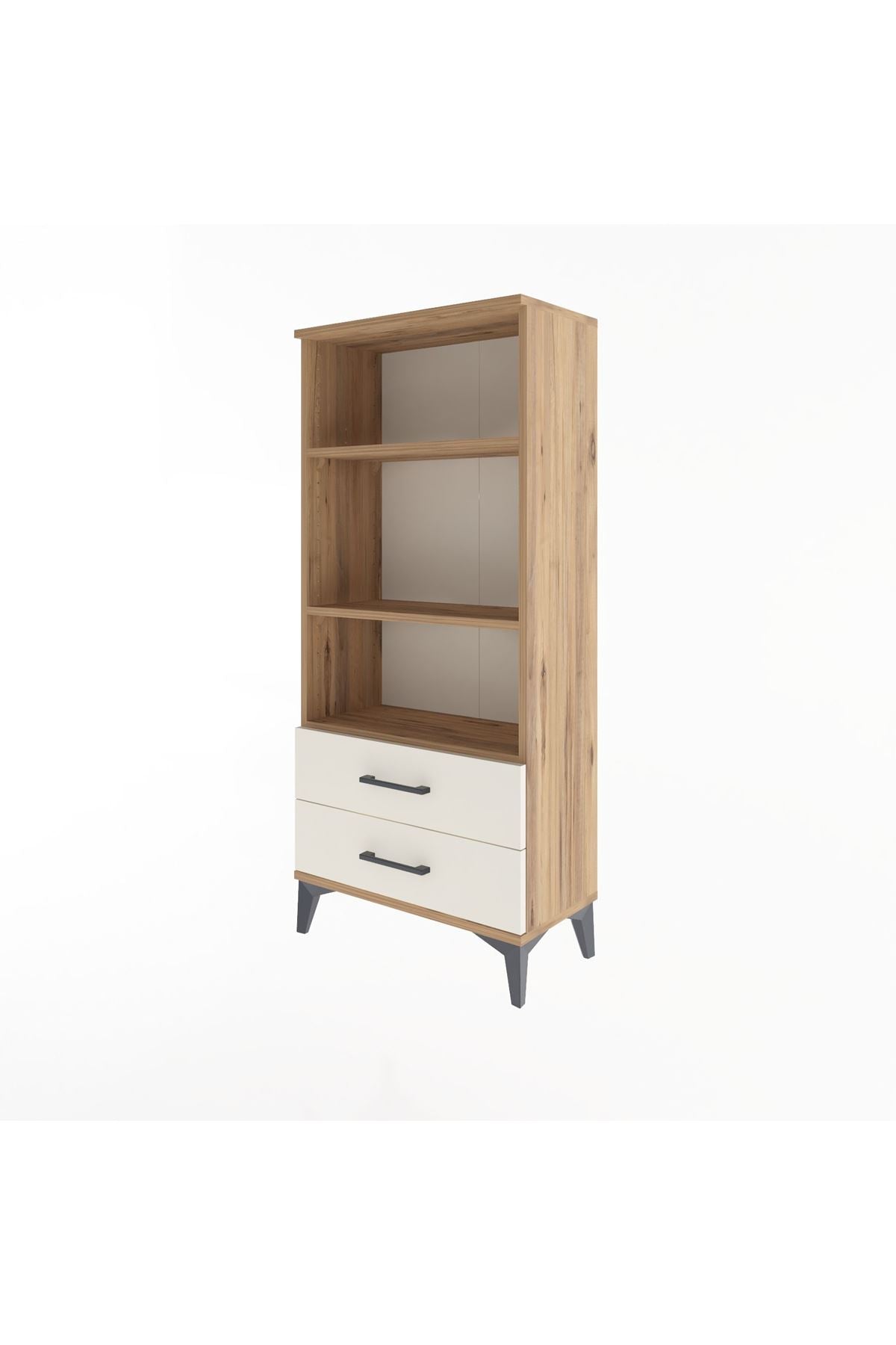 Arges Dolap 3 Raflı 2 Çekmeceli 60x30x134 - S17M047V7A
