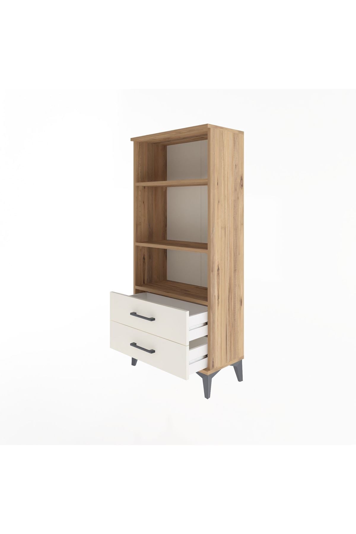 Arges Dolap 3 Raflı 2 Çekmeceli 60x30x134 - S17M047V7A
