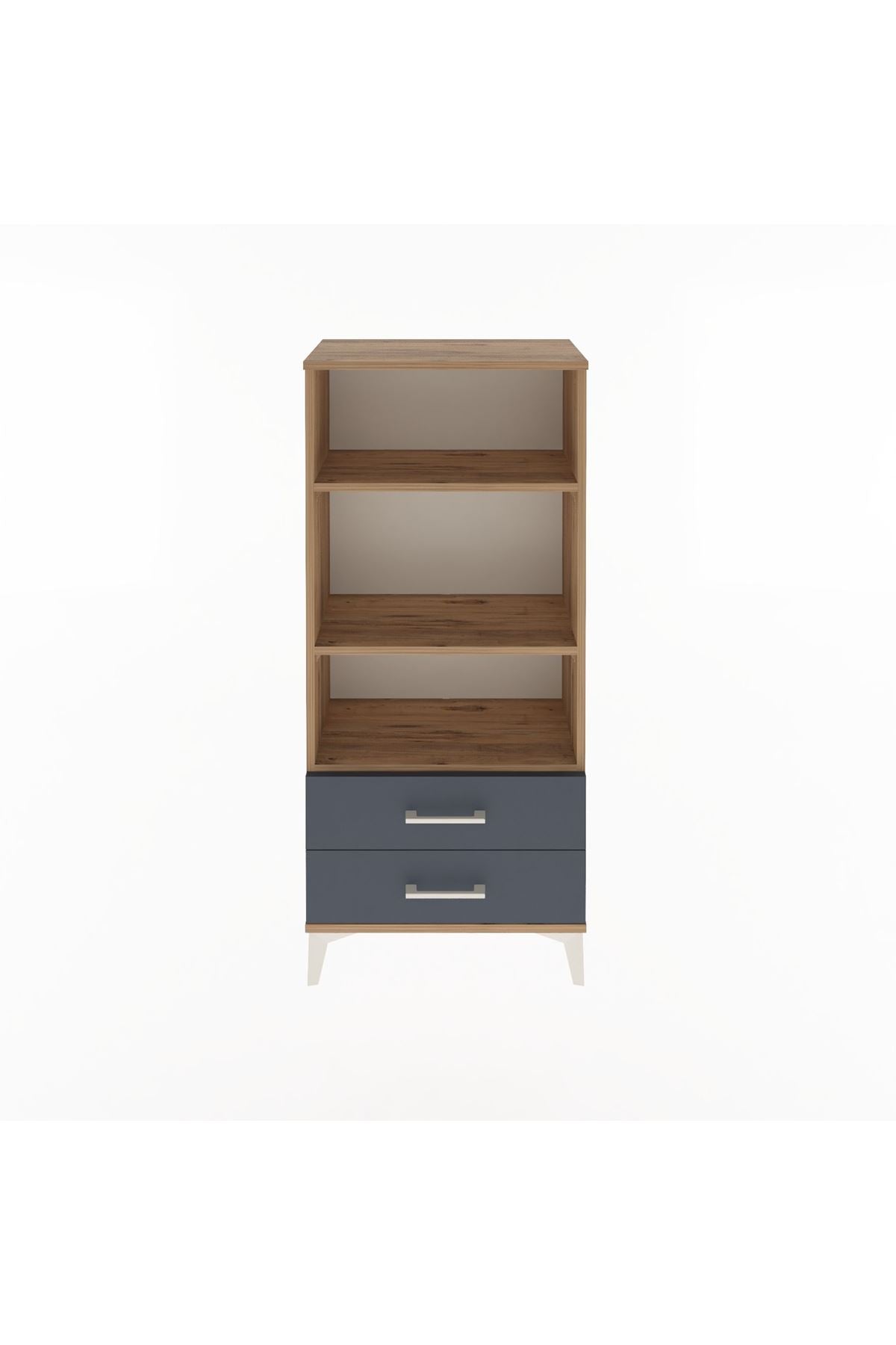 Arges Dolap 3 Raflı 2 Çekmeceli 60x30x134 - S17M047V8A