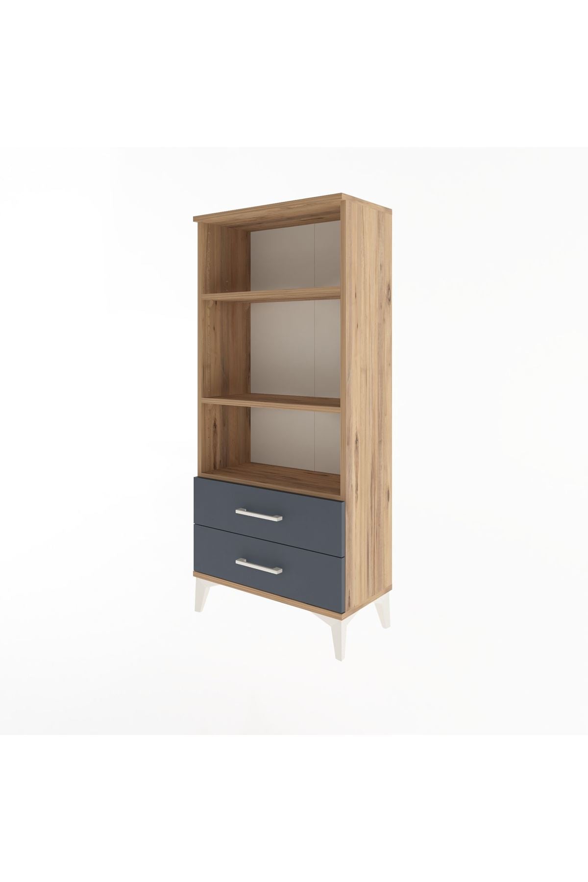 Arges Dolap 3 Raflı 2 Çekmeceli 60x30x134 - S17M047V8A