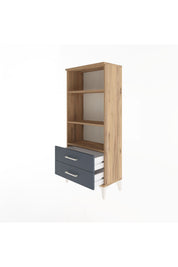 Arges Dolap 3 Raflı 2 Çekmeceli 60x30x134 - S17M047V8A