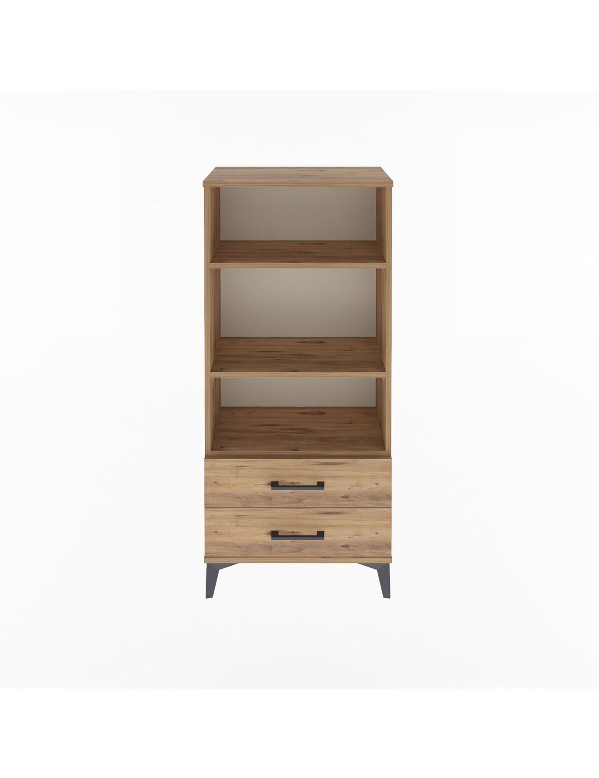 Arges Dolap 3 Raflı 2 Çekmeceli 60x30x134 - S17M047V9A