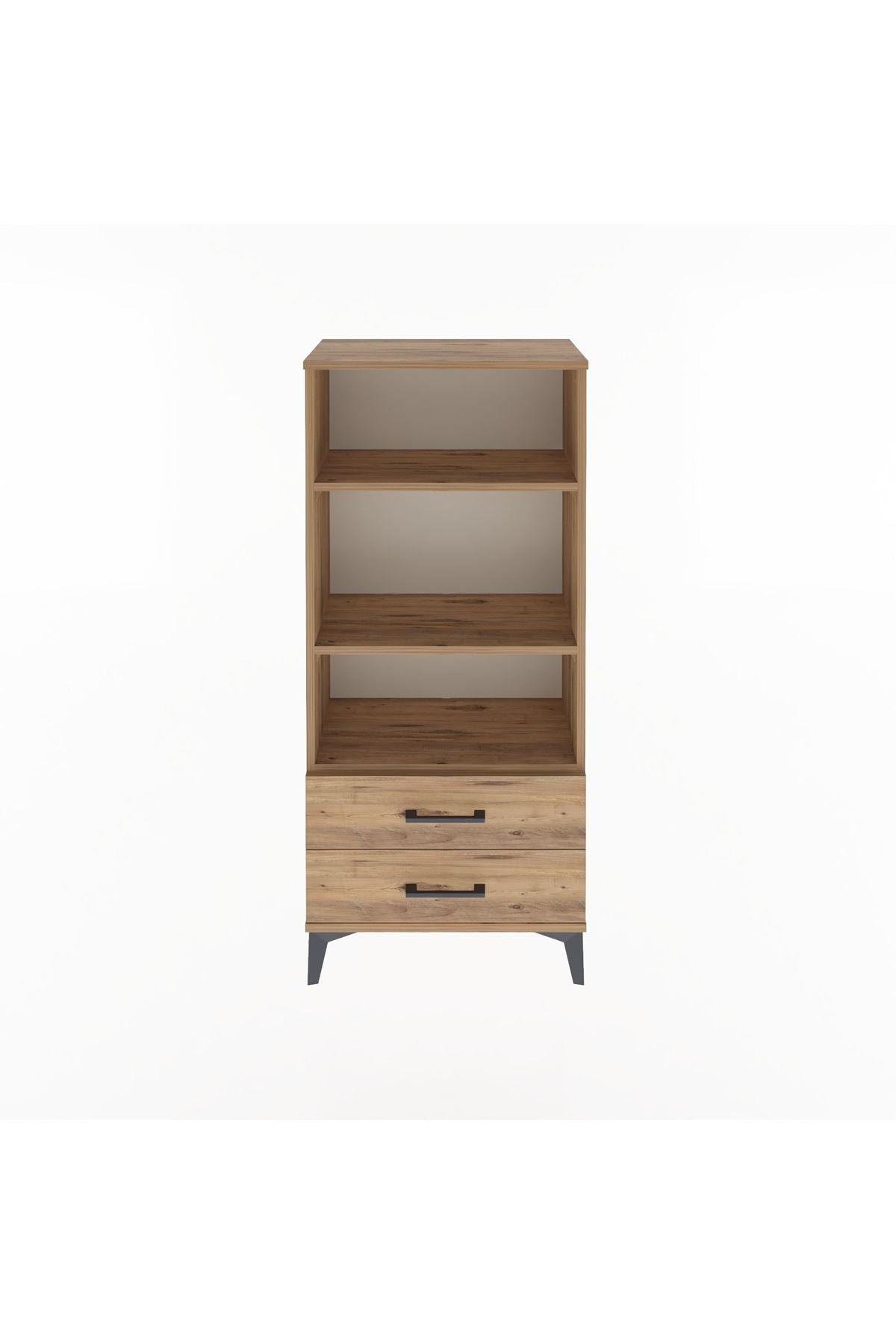 Arges Dolap 3 Raflı 2 Çekmeceli 60x30x134 - S17M047V9A